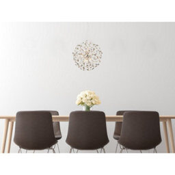 Luminosa Lighting Luminosa Katrina Spherical Pendant Ceiling Light Chrome K9 Crystals Smoke Colored 9X G9 3000K - thumbnail 5