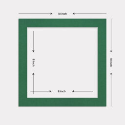 Ak Frames 10X10 Emerald Picture Mounts To Fit 8X8 Aperture Size - Mount Board Only (No Frame Included) - thumbnail 3
