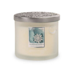 Heart and Home Christmas Twin Wick Soy Candle - Snowflake Sparkle Fragrance - 40 Hours Burn - thumbnail 3