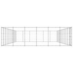 Berkfield Durable Outdoor Dog Kennel Galvanised Steel 79.86 M2 - thumbnail 3
