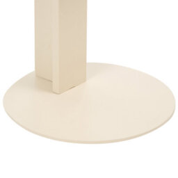 Beliani Garden Side Table Vanzago 40 Cm 40 Cm Metal Beige - thumbnail 6