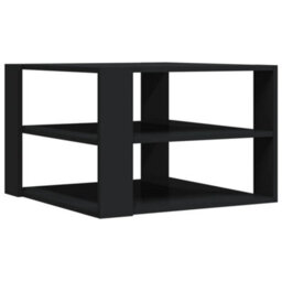 Vidaxl Coffee Table Black 59.5X59.5X40 Cm Engineered Wood - thumbnail 2