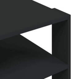 Vidaxl Coffee Table Black 59.5X59.5X40 Cm Engineered Wood - thumbnail 7
