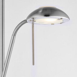 Luminosa Lighting Luminosa Rome Mother And Child Floor Lamp Satin Chrome, Opal Glass, G9 - thumbnail 3