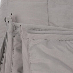 Harbour Housewares Weighted Blanket With Storage Bag - 125 X 180Cm - 6Kg - Grey - thumbnail 7