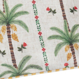 Wylder Tropics Okara Palm Printed Feather Filled Cushion - thumbnail 4