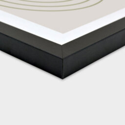 Accent By Nielsen Velino Black Picture Frame 30X40Cm - With Glass Front And Abstract Poster Print - thumbnail 2