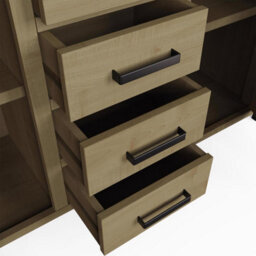 Fwstyle 2 Door 4 Drawer Solid Pine Large Sideboard - thumbnail 3