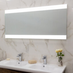 Plum&clay Amy Led Illuminated Bathroom Mirror (H)600mm (W)1250mm - thumbnail 3
