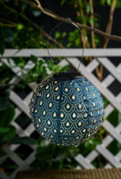 Pauleen 48304 Led Solar Lantern Sunshine Charm Dark Blue Ip44 Solar Luminaire - thumbnail 4