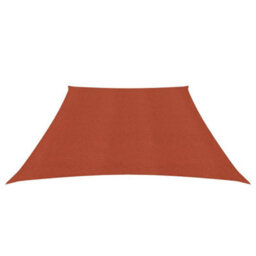 Berkfield Sunshade Sail 160 G/m2 Terracotta 3/4X2 M Hdpe - thumbnail 2