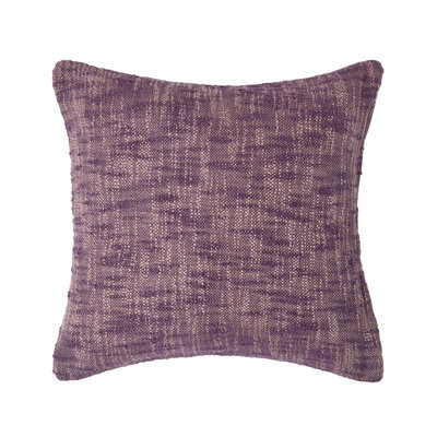 Homescapes Nirvana Cotton Mauve Cushion Cover, 45 X 45 Cm - image 1