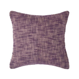 Homescapes Nirvana Cotton Mauve Cushion Cover, 45 X 45 Cm - thumbnail 1