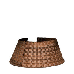 40Or58Cm Samuel Alexander Medium Kd Plastic Wicker Rattan Woven Christmas Tree Skirt In Brown - thumbnail 9