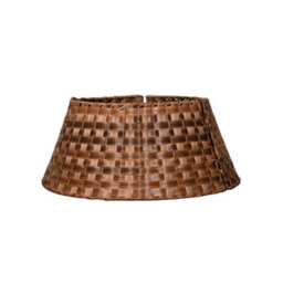 40Or58Cm Samuel Alexander Medium Kd Plastic Wicker Rattan Woven Christmas Tree Skirt In Brown - thumbnail 8