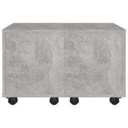 Berkfield Coffee Table Concrete Grey 60X60X38 Cm Engineered Wood - thumbnail 5