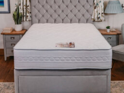 Divan Base Direct Sophia Briar-Rose Clemence Pocket Sprung Memory Foam Luxury Divan Bed Set 2Ft6 Small Single 2 Drawers Side - Plush Light Silver - thumbnail 3