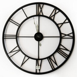 Walplus Roman Numerals Wall Clock For Indoor - Vintage Look Clock, Metal Large Wall Clock, Roman No With Gold Hands - 76Cm - thumbnail 6