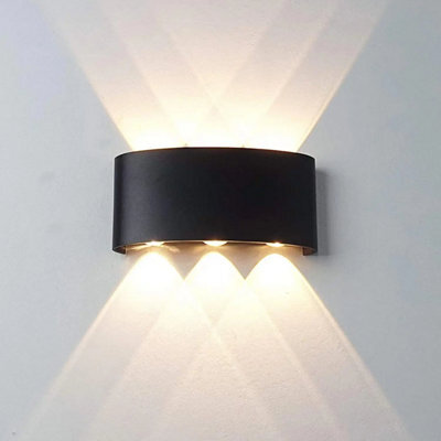 Modern Led Wall Sconce  White Up Down Light For Indoor&outdoor Decor - image 1
