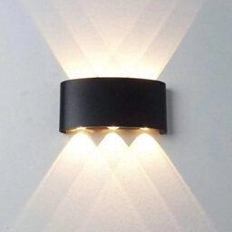 Modern Led Wall Sconce  White Up Down Light For Indoor&outdoor Decor