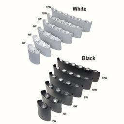 Modern Led Wall Sconce  White Up Down Light For Indoor&outdoor Decor - thumbnail 7