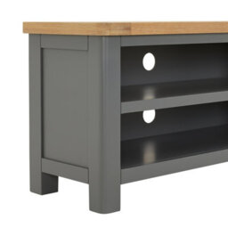The Furniture Market Marbury Slate Grey Shoe Bench / Tv Unit - thumbnail 6