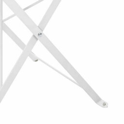 Walplus Garden Folding Chair Folding 2 Pcs White 42 X 46 X 82Cm Steel - thumbnail 8