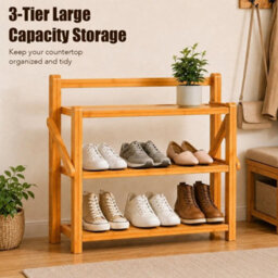 3-50 Multi-Layer Shoe Shelf Large Footwear Storage For Bedroom Hallway Indoor Use - thumbnail 5