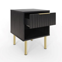 Gfw Nervata Lamp/side Table Black/gold - thumbnail 3