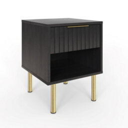 Gfw Nervata Lamp/side Table Black/gold - thumbnail 2