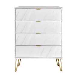 Fuji 4 Drawer Chest In Marble (Ready Assembled) - thumbnail 6