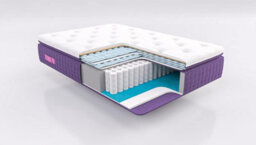 ELLE Decoration The Amethyst Luxury Wool Pocket Spring, Double Bed Mattress, Handmade Natural Pressure Relieving, Weight Distributing Pillowtop - thumbnail 9