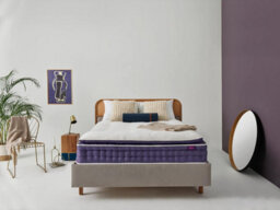 ELLE Decoration The Amethyst Luxury Wool Pocket Spring, Double Bed Mattress, Handmade Natural Pressure Relieving, Weight Distributing Pillowtop - thumbnail 4