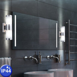Globo G9 Houston Ip44 Stainless Steel Outdoor Wall Light, Silver - thumbnail 2