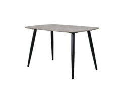 Core Products Aspen Grey Oak Effect 120Cm Rectangular Dining Table With 4 Light Grey Plastic Duo Design Chairs - thumbnail 5