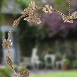 Dibor Butterfly Hanging Heart Outdoor Garden Decor Bird Feeder - thumbnail 3