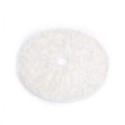 Living And Home White Plush Christmas Tree Skirt Holiday Decoration Xmas Ornament 122 Cm - thumbnail 3