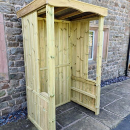 Churnet Valley Garden Furniture Ltd Churnet Valley Small Poly Smoking Shelter - thumbnail 2