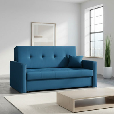 Viva Bis Iii Armchair With Sleep Function And Storage Blue - image 1