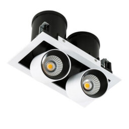 Luminosa Lighting Luminosa Modern Technical Led Recessed Ceiling White, Black, Cool White 4000K 1640Lm - thumbnail 4