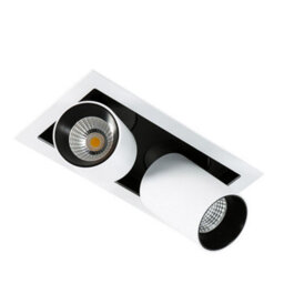 Luminosa Lighting Luminosa Modern Technical Led Recessed Ceiling White, Black, Cool White 4000K 1640Lm - thumbnail 1