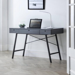 Oakham Signature Trianon Writing Desk In Grey - thumbnail 2