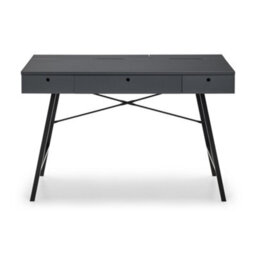 Oakham Signature Trianon Writing Desk In Grey - thumbnail 1