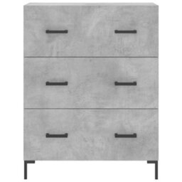 Berkfield Highboard Concrete Grey 69.5X34X180 Cm Engineered Wood - thumbnail 8