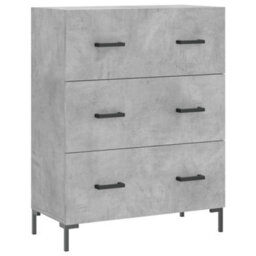 Berkfield Highboard Concrete Grey 69.5X34X180 Cm Engineered Wood - thumbnail 7