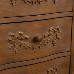 Melody Maison Wooden 3 Drawer Bedside Table - Pays Du Bois Range - thumbnail 5