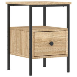 Berkfield Bedside Cabinet Sonoma Oak 34X36X50 Cm Engineered Wood - thumbnail 2