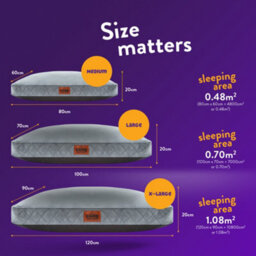 Slumberdown Padded Dog Bed: Cosy Comfort For A Happy Pup, Grey - thumbnail 9