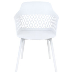 Beliani Set Of 2 Dining Chairs Almira White - thumbnail 5