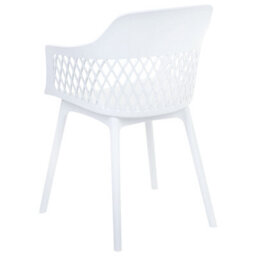 Beliani Set Of 2 Dining Chairs Almira White - thumbnail 7